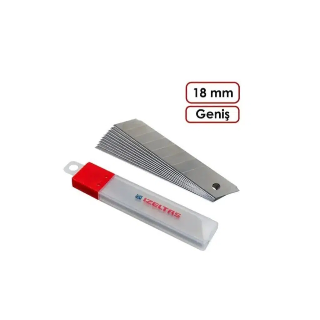 İzeltaş Pro Maket Bıçağı Yedek Bıçak 18mm-İZELTAŞ 14000005088