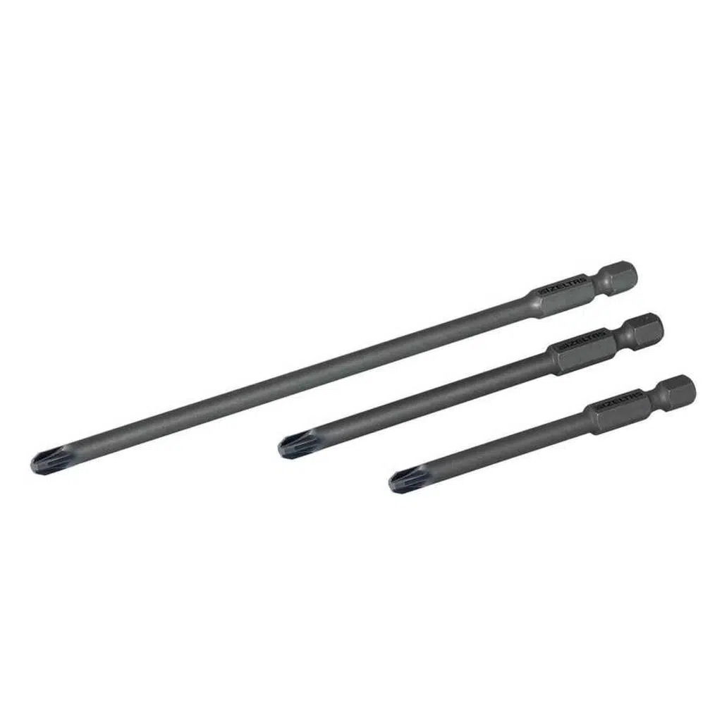 İzeltaş PZ2 X100 mm Uzun Pozidriv Bits Uç - İzeltaş 4880211002 - 10 Adetli Kutu Koli