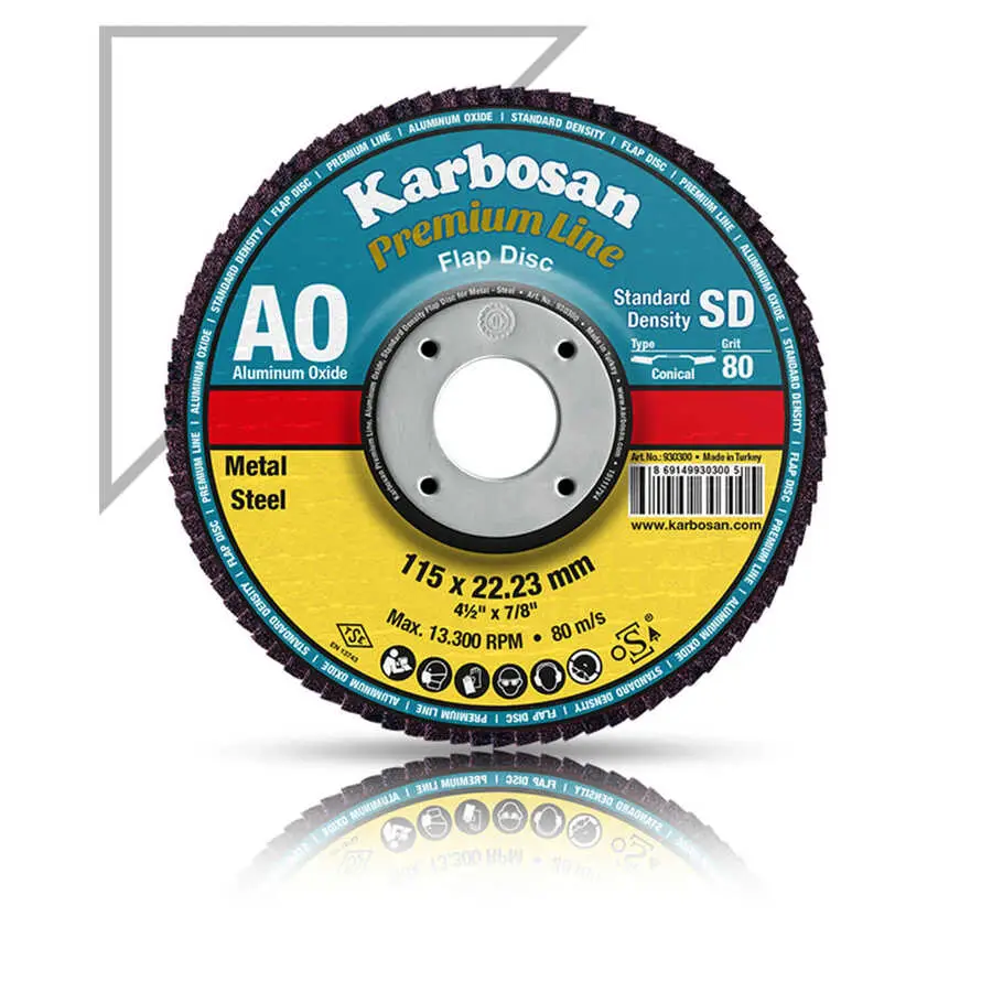 Karbosan 180x22x80 Kum Flap Disk NK - Karbosan 983225