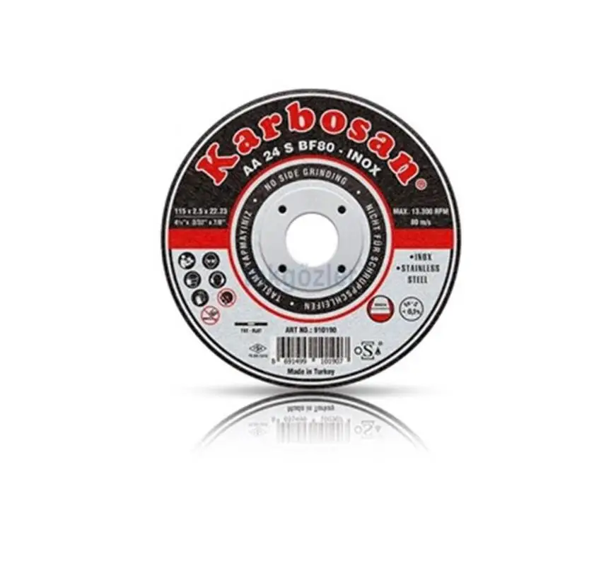 Karbosan 180x3.0x22.23 INOX Paslanmaz Çapakalma Diski - Karbosan 910210