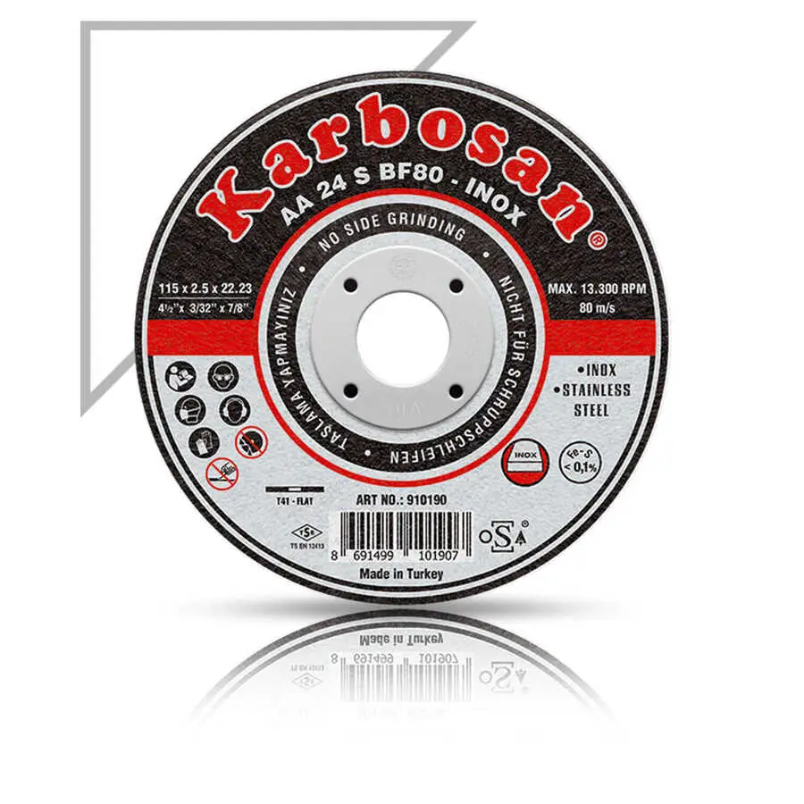 Karbosan Inox Paslanmaz Çelik İnce Kesme Diski (Thinline) 230x1.9x22.23 - Karbosan 910430
