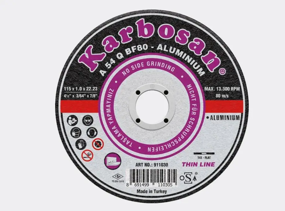 Karbosan Alüminyum Bomx Kesici 180x3x22 - Karbosan 911100