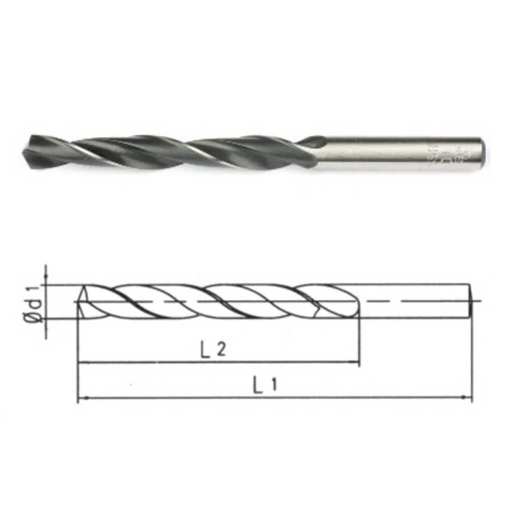 Makina Takım HSS DIN338 Silindirik Sap Matkap Ucu-Haddeli 2 mm - MTE B00000000200