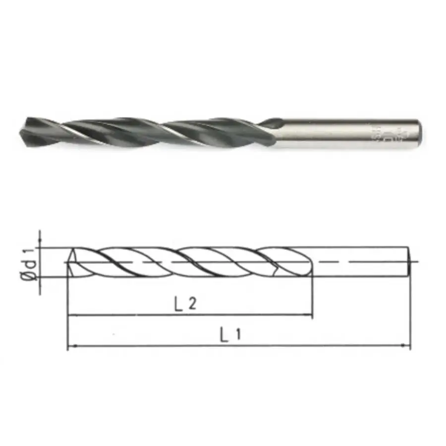 Makina Takım Hss Din338 Silindirik S.Matkap Ucu-Haddeli 4.8mm - MTE B00000010480