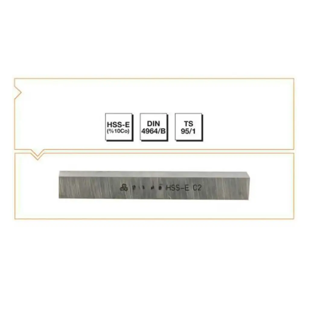 Makina Takım HSSE-Co10 DIN4964 B Torna Kalemi 20X20X160 - MTE B00402020160