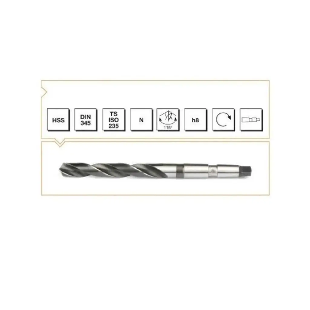 MTE B00004002800 HSS DIN 345 RN-Matkap 28 mm