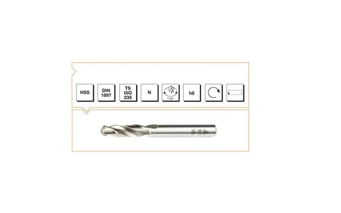 Makina Takım HSS DIN 1897 RN-Matkap(Kısa) 3.5mm - MTE B00007800350