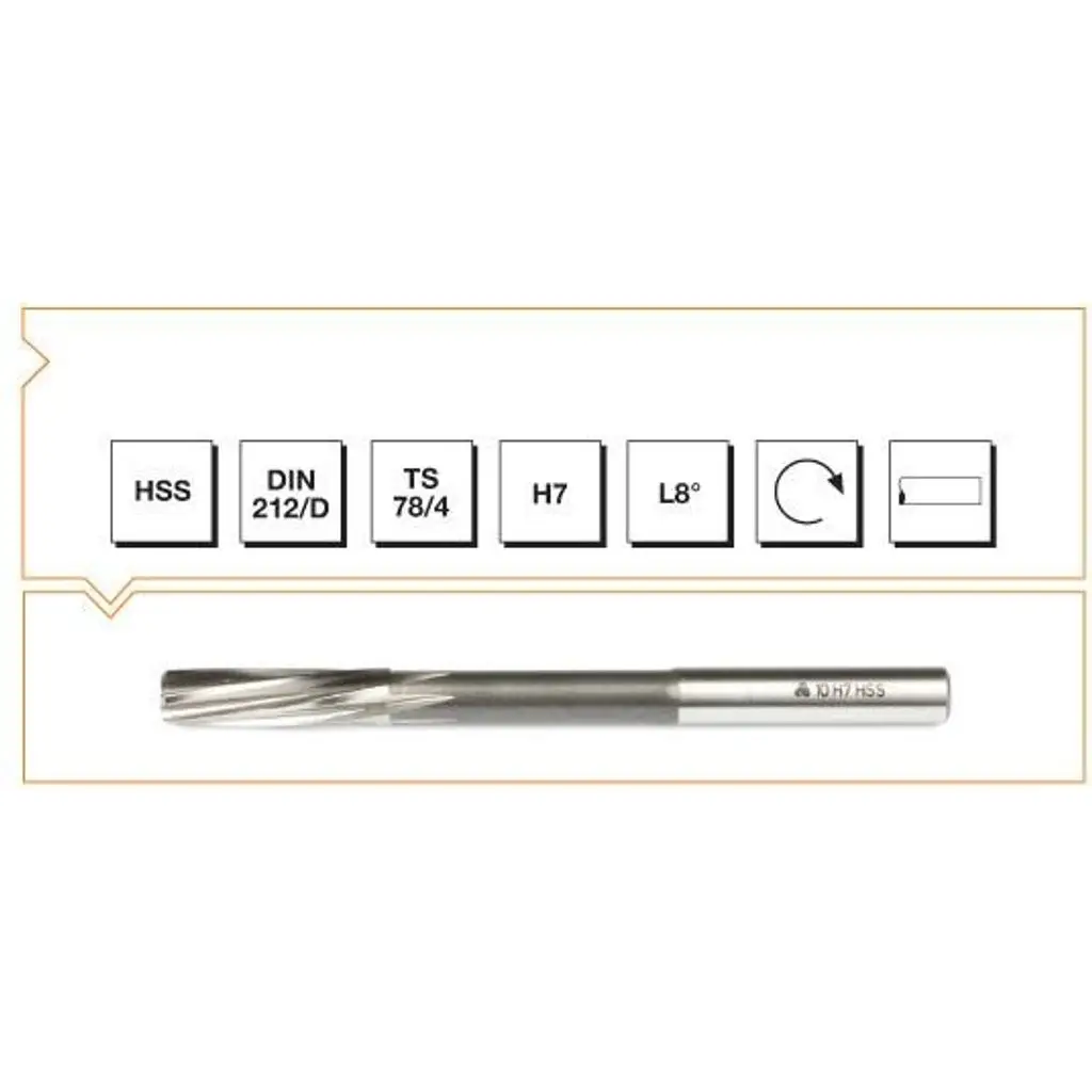 MTE B00303010400 HSS DIN 212 L-RN Makina Raybası 4 mm H7