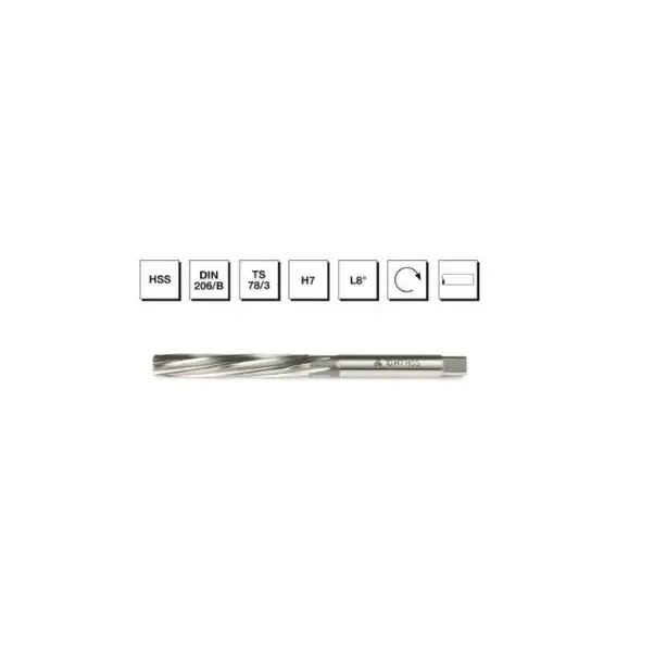 MTE B00303010600 HSS DIN 212 L-RN Makina Raybası 6 mm H7